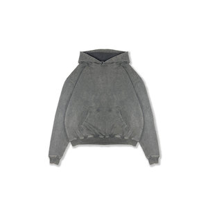 Ensemble de survêtement streetwear pour homme de qualité supérieure, sweat-shirt ample et pantalon évasé à jambes larges, 100% coton - Product Image 1