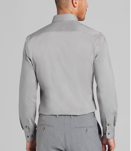 Camisas de vestir formales de algodón 100% de alta calidad para hombre, camisas personalizadas de verano antiarrugas cómodas transpirables de manga larga de BD - Product Image 3