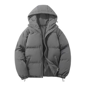 Veste d'hiver matelassée personnalisée de haute qualité unisexe imperméable coupe-vent respirante en tissu polyester/nylon service OEM en gros - Product Image 5