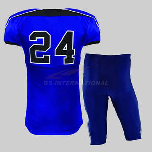 Uniformes de football américain personnalisés impression par sublimation matériel sergé broderie vêtements de sport d'équipe jeunes hommes femmes - Product Image 3