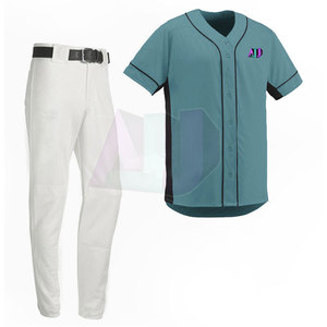 Conjuntos de Uniformes de Béisbol Transpirables Personalizados para Adultos, Incluye Jersey y Pantalones, Nombre del Equipo y Logotipo Personalizados, 100% Poliéster, Talla Grande - Product Image 2