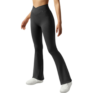 Mallas de entrenamiento de cintura alta Súper suaves para mujer Pantalones de Yoga de compresión con control de barriga Mallas de yoga - Product Image 1