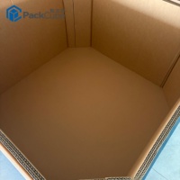 Conteneur en carton ondulé octogonal personnalisé pour l'emballage de matériaux granulaires et en poudre