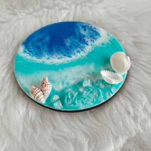 Posavasos modernos de resina resistente al calor de Color personalizado con forma de la mejor calidad, alfombrillas de mesa, 300mm de diámetro, diseño elegante, té para el hogar - Product Image 5