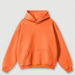 Vente à chaud sweat à capuche surdimensionné pour hommes vente en gros 350gsm pull en coton épais Logo personnalisé sweat à capuche chaud de haute qualité - Product Image 2