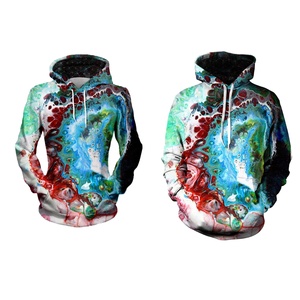 Logo personnalisé Hoodies Sweat à capuche pour hommes en Oversize Vente en gros Logo personnalisé tricoté à pois en vrac lourd uni vierge - Product Image 6