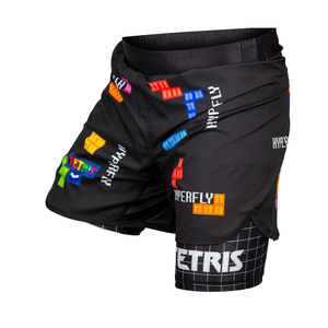 Shorts MMA décontractés pour hommes, personnalisables avec logo, en toile respirante, séchage rapide, imperméables, avec cordon de serrage, impression numérique, vente en gros, BRIGHT - Product Image 2