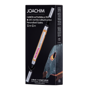 JOACHIM Bolígrafo Multifunción 2 en 1 de Bambú, Gadgets Personalizados - Product Image 3