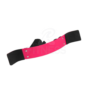 Sangle de musculation réglable antidérapante en aluminium et cuir avec logo personnalisé, robuste, pour la musculation - Product Image 3