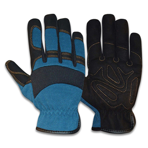 Cómodos guantes de cuero mecánico Anti impacto Trabajadores Guantes mecánicos de seguridad Guantes mecánicos de dedo completo - Product Image 2