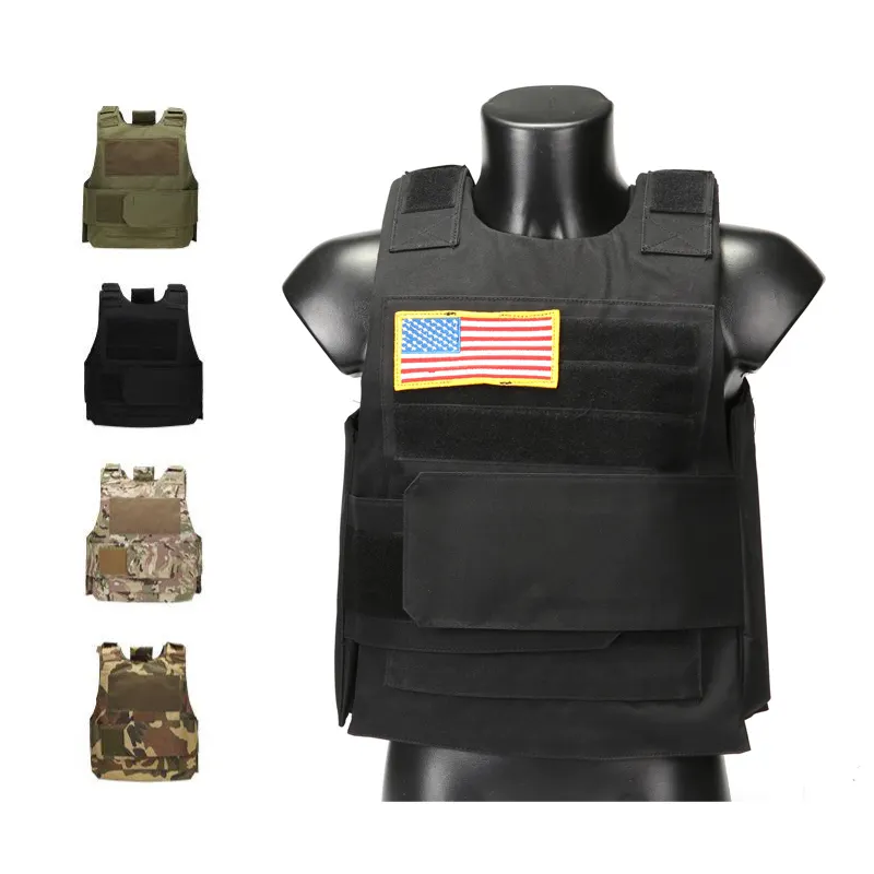 Atacado Alta Qualidade Upgrade Ultra-leve Ajustável Ao Ar Livre Durável Destacável Segurança Tactical Vest