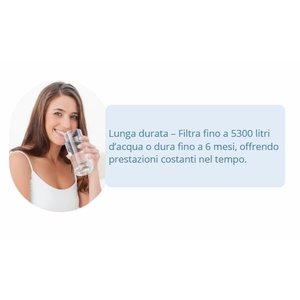 Filtre à eau universel pour réfrigérateur externe à installation rapide certifié NSF avec charbon actif issu de coques de noix de coco - Product Image 5