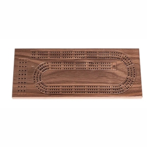 Juego de mesa de madera Cribbage al por mayor, tablero de clavijas de arce sólido 3Track-4Track con almacenamiento interno para juego familiar y torneo - Product Image 5