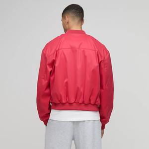 Chaqueta Varsity Cortavientos para Hombre 2026, 100% Nailon, Ligera, Impermeable, Tejido Satinado, Chaqueta Universitaria - Product Image 3