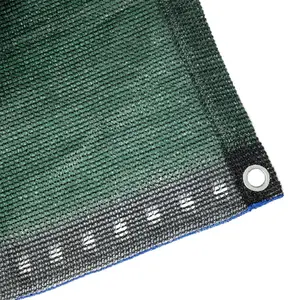 55% Schaduwdoek 8ftx20ft Mesh Cover Uv Resistente Zonnescherm Zwart Net Voor Kas Tuin Luifel Plant Patio Zonnescherm