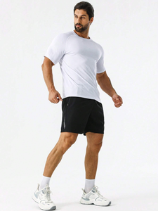 กางเกงวิ่งขาสั้น2อิน1สำหรับผู้ชายกางเกงวิ่งเล่นบาสเก็ตบอลแบบลำลองมีกระเป๋าสำหรับฤดูร้อน - Product Image 5