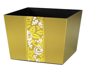 Pots à fleurs japonais au design limité, en polystyrène plastique, forme carrée, idéal pour les cadeaux, l'artisanat et la décoration intérieure - Product Image 3