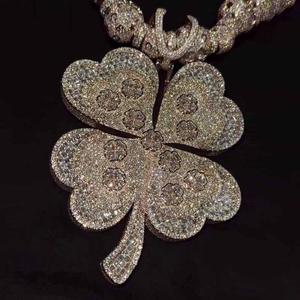 Nueva llegada de calidad superior Hiphop plata CZ calavera colgante Bling joyería rapero calavera colgante para Mujeres Hombres directo de la India - Product Image 1