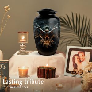 Urnes de crémation d'aigle pour hommes cendres urnes de sépulture pour hommes adultes cendres humaines femmes cendres uniques taille personnalisée - Product Image 5