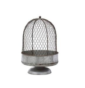 Servidor de Postres de Metal Premium con Cúpula de Malla Metálica, Bandeja de Servicio Ecológica y Personalizable para Regalos - Product Image 6