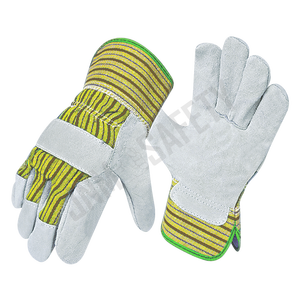 Gants de travail en cuir de vachette canadien de haute qualité Certifié CE Manchette de sécurité Résistant à la chaleur Antidérapant pour main industrielle - Product Image 5