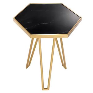 Metal Base Marble Top Coffee <b>Table</b> - Product Image 6
