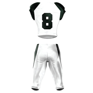 Ensembles de maillots de football américain unisexe de meilleure qualité, uniformes de sport personnalisés, quantité minimale de commande bas sublimés en maille respirante à manches courtes - Product Image 2
