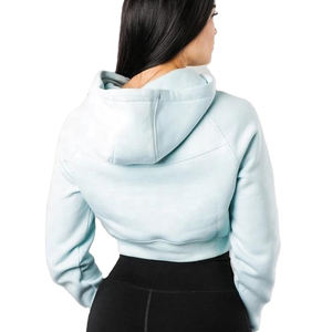 Vêtements actifs sport sweat ample pull à capuche femmes hiver à capuche 100% coton biologique polaire entraînement Fitness - Product Image 3