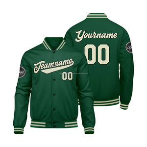 Custom Varsity Jacket MCACVJ-77 Real Leather with Event Logo Embroidery for <b>Promotional</b> Corporate Wear - Product Image 1