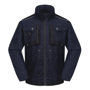 Veste de sécurité de taille personnalisée de haute qualité pour hommes femmes fonctionnalité de confort de printemps avec plusieurs poches pour le travail de mécanicien - Product Image 2