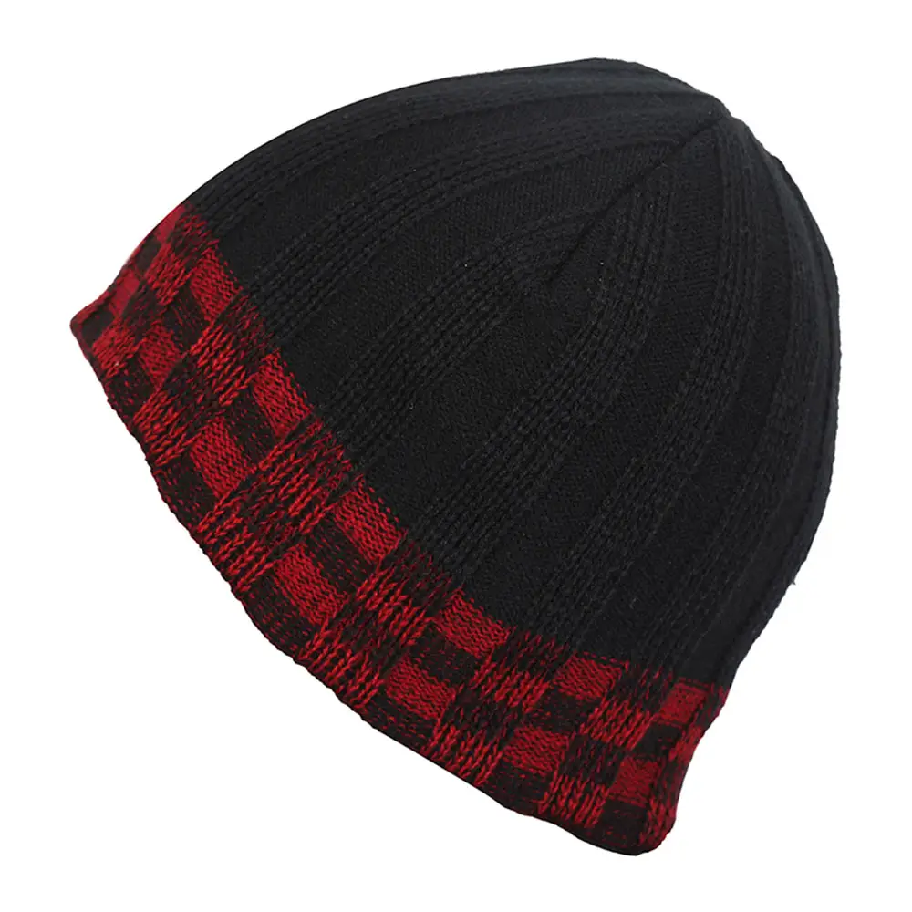 Wholesale New Style Winter Warm Knitted Beanie Caps / Trendy Fashion High Quality Acrylic Knitted Beanie Caps