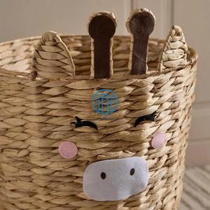 ตะกร้าใส่ของสำหรับเด็กทารกตะกร้าใส่น้ำผักตบชวาใส่ของสำหรับเด็กตะกร้าใส่ของน่ารักสำหรับเด็กสถานรับเลี้ยงเด็ก - Product Image 3