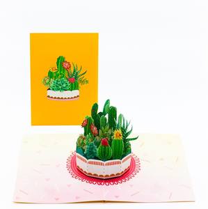 การ์ดเลเซอร์ตัดด้วยเลเซอร์สำหรับงานหัตถกรรมบัตรของขวัญต้นไม้ที่มีสีสัน3D ออกแบบโลโก้ได้เอง - Product Image 1