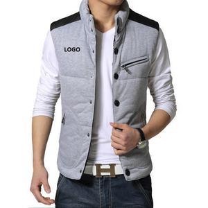 Chaquetas sin mangas con capucha de nailon acolchadas de alta calidad, chaquetas transpirables de talla grande en blanco, Color azul, chaquetas de calle de invierno - Product Image 6