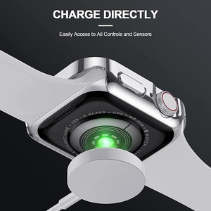 Étui étanche pour <span class=keywords><strong>Apple</strong></span> <span class=keywords><strong>Watch</strong></span> 7 8 9 45mm 41mm 44mm <span class=keywords><strong>40mm</strong></span> Protecteur d'écran Verre + Couverture Pare-chocs Coque IWatch 4 5 <span class=keywords><strong>SE</strong></span> 6 Accessoires - Product Image 2