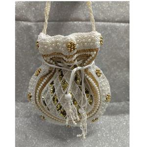 Bolso de Mano Elegante de Moda Vintage para Mujer, Bolso de Mano Único de Tela Hecha a Mano en India, Bolsos para Bodas y Fiestas, Vestido de Gran Venta - Product Image 3