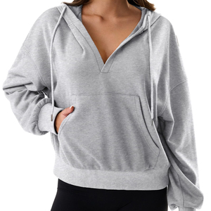 MOVATEXTILE ขายเสื้อฮู้ดดี้ผู้หญิงสำหรับฤดูหนาว แบบซับลิเมชั่น ผ้าฝ้าย 100% พิมพ์ลายตามสั่ง คุณภาพสูง ราคาสมเหตุสมผล สินค้ามาใหม่ - Product Image 1