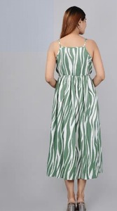 Vestido de algodón sin mangas bohemio indio de moda para mujer, ropa de fiesta informal con estampado de bloque de mano, personalizado para regalo de boda novia, venta - Product Image 3