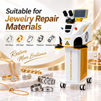 Machine de soudage laser pour bijoux 200W YAG, machine de soudage par points laser pour la réparation de bijoux en or et en argent et la restauration de métaux de précision