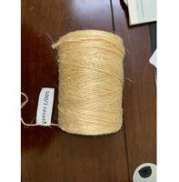 Fil de sisal naturel pour artisanat DIY, fibres naturelles pour tapis, attaches de jardin, usage intérieur/extérieur, ficelle décorative, usage polyvalent