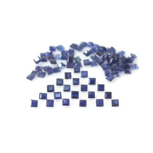 ลูกปัดพลอยแซฟไฟร์ทรงเหลี่ยมเจียระไนแบบเหลี่ยมเพชรพลอยธรรมชาติขนาด3มม. สำหรับทำเครื่องประดับหินแซฟไฟร์จากผู้ค้าส่ง - Product Image 2