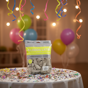 Ballons en latex Party Love 12 cm, couleur Arena, sac de 100 pièces, décoratifs - Product Image 3