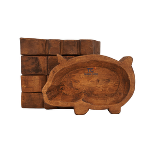 Vintage Heart Shape Wholesale Handcrafted Wooden <b>Candle</b> Stand for Home Decor Cow Design High-quality - Product Image 5