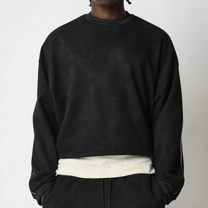 Chándal personalizado para hombre, Conjunto de sudadera con capucha y pantalones de chándal con cremallera completa, chándal Unisex, chándal con estampado de hojaldre - Product Image 2