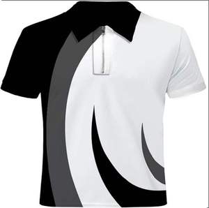 Camiseta de Golf Personalizada de Alta Calidad, 240 g/m², Unisex, Manga Corta, Sólida, Transpirable, de Forro Polar, con Logotipo Personalizado - Product Image 3