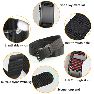 Muestra gratis hebilla de Metal ajustable resistente entrenamiento cinturón táctico accesorios de caza al aire libre cinturón táctico de nailon - Product Image 5