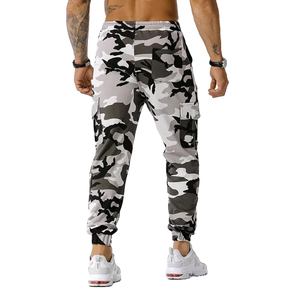 Breathable Canvas Drawstring Anti-Wrinkle Anti-Pilling Casual Cargo Pants <b>Men</b> Plain Dyed <b>Lightweight</b> Running <b>Trousers</b> OEM - Product Image 4