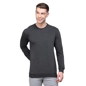 New Style Logo Custom <b>Fleece</b> Crewneck <b>Grey</b> Long Sleeve Blank <b>Mens</b> Sweatshirts customized design logo OEM - Product Image 6