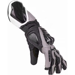 Guantes de moto de dedo completo antiimpacto para hombre Guantes tácticos de cuero de calidad para deportes al aire libre Logotipo personalizable - Product Image 1