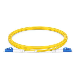 Factory Price 0.9mm 2.0mm 3.0mm LC UPC-LC UPC Duplex SM G657A PVC Fiber Optical Patch Cord Cable